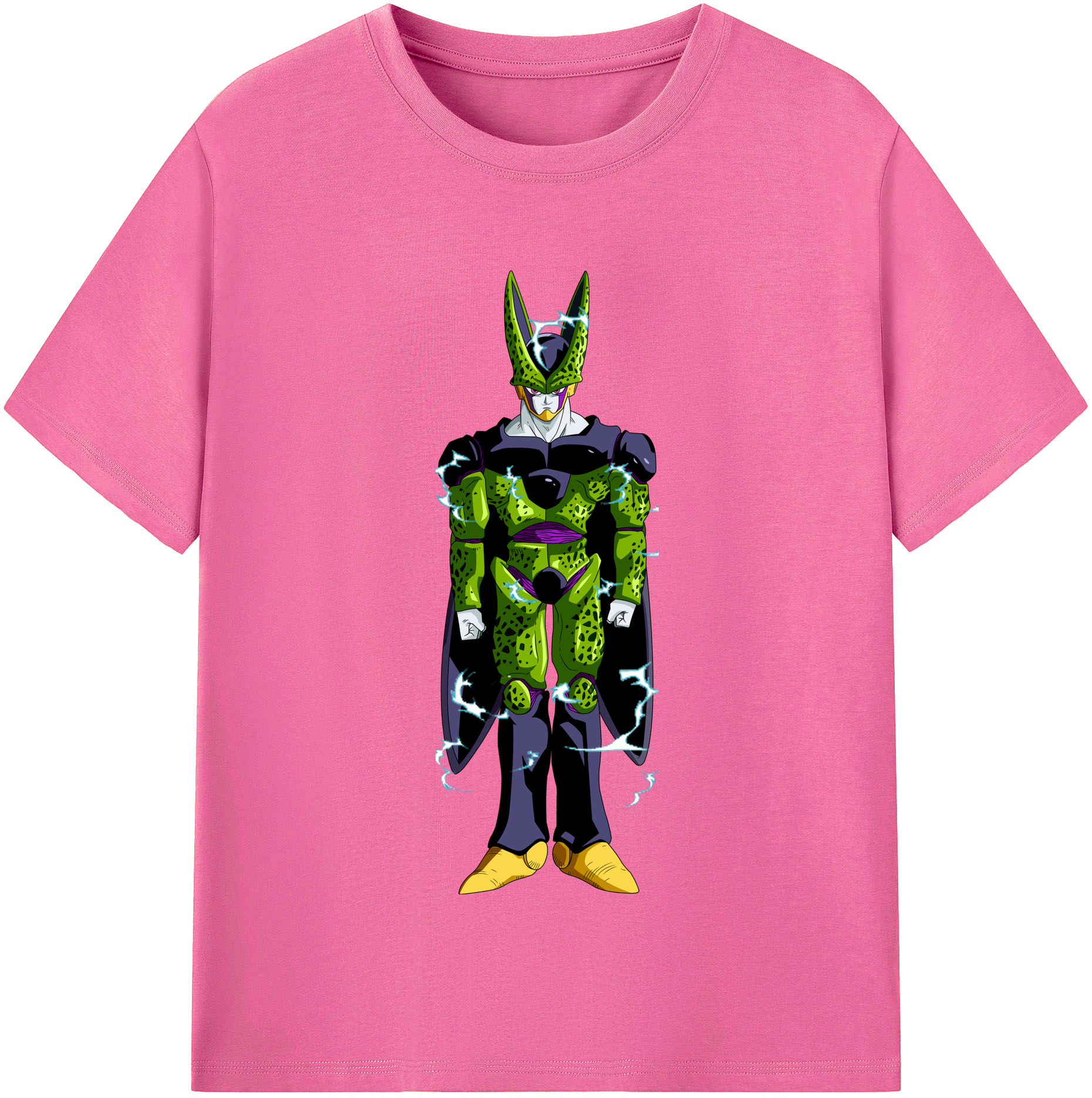 （画像用） ドラゴンボール セル DRAGON BALL Cell レディースカジュアルプリントTシャツ（綿100％）